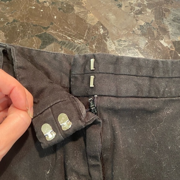 Anthropologie Black Bermuda Standard Shorts - 6 - Picture 5 of 8